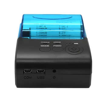 5pcs/lot Portable Mini 58mm Wireless Bluetooth Thermal Printer Pocket Mobile POS Thermal Receipt Printer for Android IOS Mobile