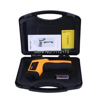 TASI-8612 Digital Infrared Thermometer 900 Degree non contact infrared thermometer Gun VS GM900 With Carry BOX
