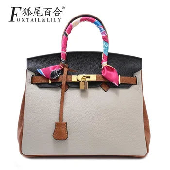 2016 New Fashion Cross body Bag Genuine Leather Brand Handbag Soft Shoulder Bag Designer Chain Bag for Women