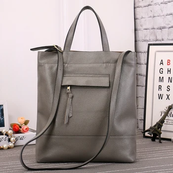 QIAOBAO first layer cowhide ladies handbag Tote bag Europe and the United States shoulder oblique cross leather handbags