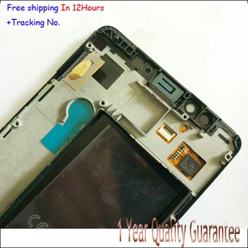 Original quality NEW Touch screen digitizer+LCD display with frame For Nokia lumia 950 tracking number
