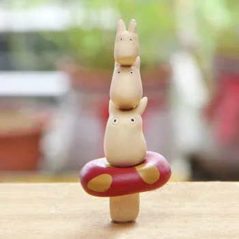 Anime Cartoon Action Figures Toy Hayao Miyazaki PVC TOTORO Family Model Toys Juguetes with BOX Excellent Gift