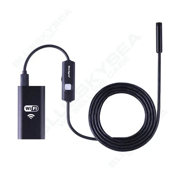 6LED HD 720P 1M / 2M / 5M WiFi Endoscope Waterproof Inspection Camera for ios and Android PC