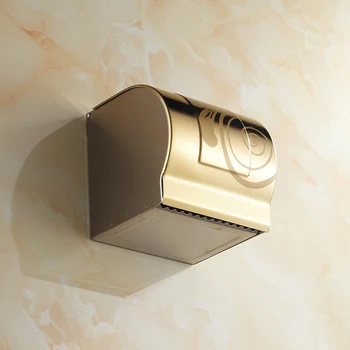 European stainless steel bathroom toilet tissue box waterproof box thickening bathroom towel rack thick waterproof paper holder