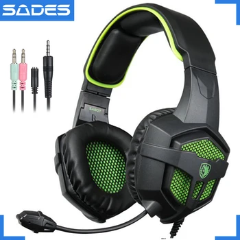 SADES SA-807 Stereo Surround Gaming Headset Headphones for PC/laptop/ PS4 /IPad /Mobile phones