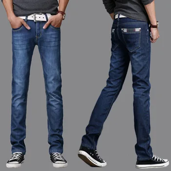 New  Classic Brand Slim Straight Men Jeans,Retail&Wholesale Large Size Denim Cotton Summer Jeans Men,2000