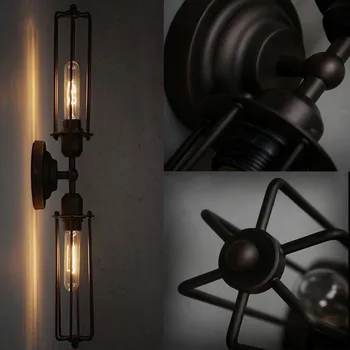 Black Antique Wrought Iron Wall Sconces light Decor Lighting Fixture