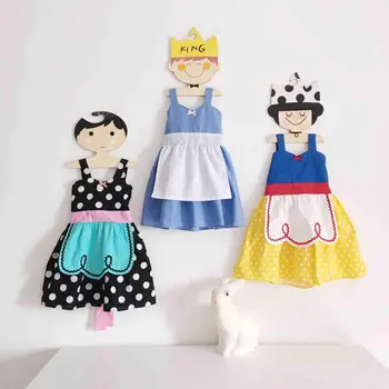Cinderella Girl Dress 2017 New Brand Designer Child Party Princess Clothing Cotton Sleeveless Dresses Snow White 2-7Y