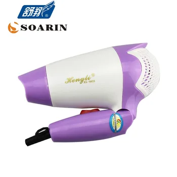 SOARIN Mini Travel Hair Dryer Portable Hair Dryer Purple Foldable Low-Power Hair Dryer Professional Hairdryer Travel Hair Dryer