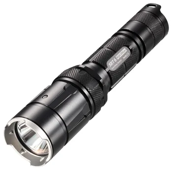 NITECORE Smartring Tactical SRT6 930 Lumens CREE XM-L (XM-L2 T6) Tactical LED Flashlight use18650 Torch Grey/Black