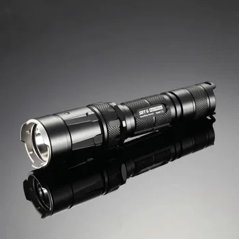 NITECORE Smartring Tactical SRT6 930 Lumens CREE XM-L (XM-L2 T6) Tactical LED Flashlight use18650 Torch Grey/Black