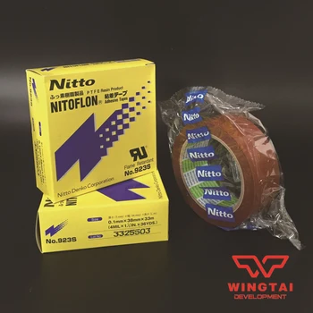 T0.10mm*W38mm*L33m Nitto Denko Heat Sealing Machine Use Heat Resistant Tape 923S