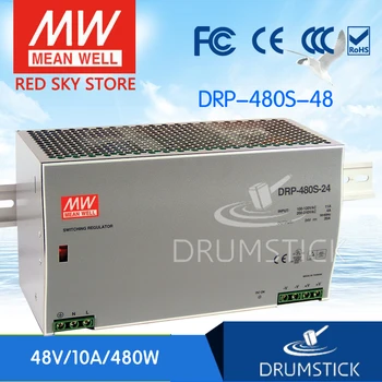 Original MEAN WELL DRP-480S-48 48V 10A meanwell DRP-480S 48V 480W Single Output Industrial DIN RAIL Power Supply
