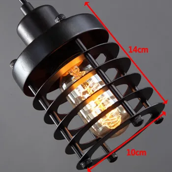 Vintage Industrial Pendant Light Designer Spider Hanging Loft Iron Retro E27 Bulb AC For Living Room Lamp Home Bar Cafe Lighting