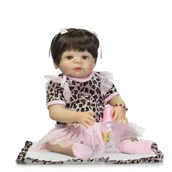 57CM Big Realistic Reborn Dolls Accompany Interactive Original Toddler Prince Brinquedo Juguetes On Eye Clothes Born Doll Reborn