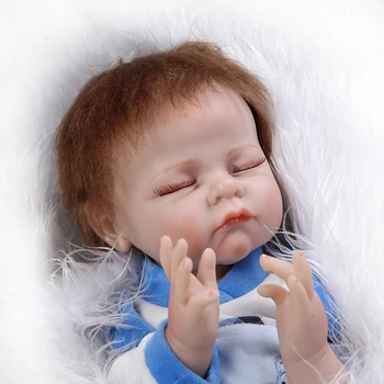 Newest 57cm Silicone Reborn Baby Dolls Boy For Adoption Realistic Alive Toddler Fairy Jointed Bodies Brinquedos Doll Reborn