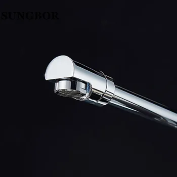 2016 New Design Brass Chrome Fold Kitchen Faucet Extension Hot and Cold Water Kitchen Faucet Mixer Tap Sink,Pot Filler