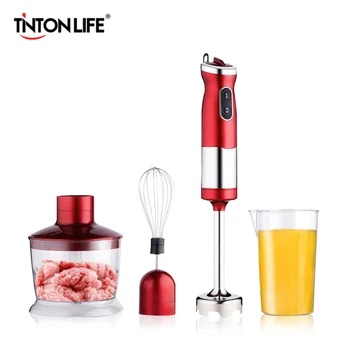 TINTON LIFE 4 in 1 Electric Blend Mixer Food Blender Set Juice Milk Mixer Vegetable Blend Set Detachable Food Hand Mixer