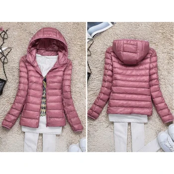 220507/Slim winter women's cotton outerwear/Circulating insulation effect/Thin down cotton coat female short /