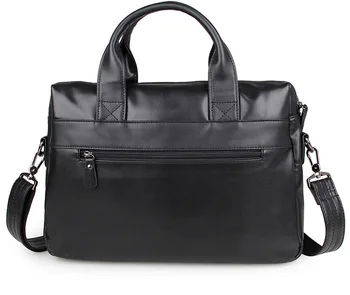 Casual Leather bag first layer of leather men bag handbag shoulder Messenger business briefcase 15inch lapot bag