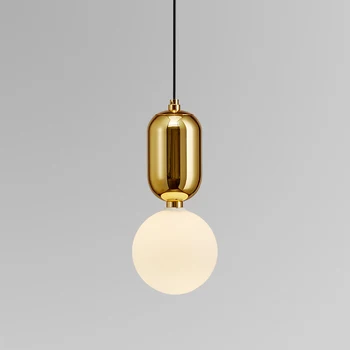 LED Nordic Postmodern Iron Glass LED Lamp LED Light.Pendant Lights.Pendant Lamp.Pendant light For Dinning Room Store Bar