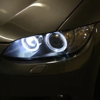 PA LED 2PCS x 60W H8 XB-D LED Halo Ring Angel Eye For BMW Headlight Lamp Bulbs White