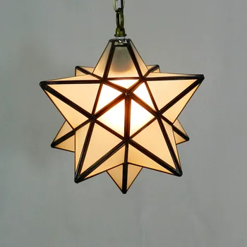 A1special five-pointed star Pendant Light restaurant dining room living room bedroom lighting bar cafe club creative modern lamp