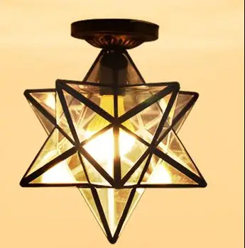 A1special five-pointed star Pendant Light restaurant dining room living room bedroom lighting bar cafe club creative modern lamp