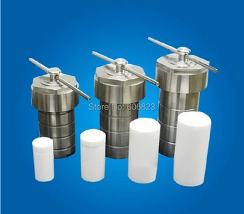 Hydrothermal Autoclave Reactor with Teflon Chamber Hydrothermal Synthesis 25ml