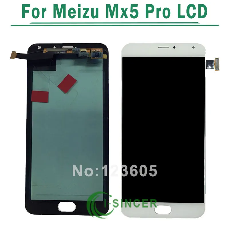 1/PCS Black White For Meizu MX5 Pro LCD Display+ Touch Screen assembly for MX5 Pro