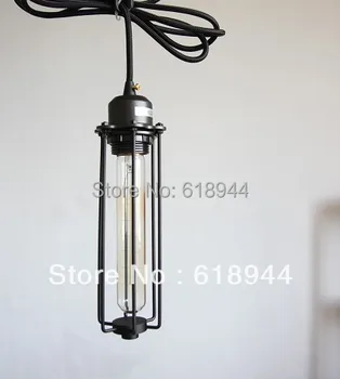 Edison Industrial Vintage Pendant Light Restaurant Lamp Black Pendant Lighting Fixture 220V ping