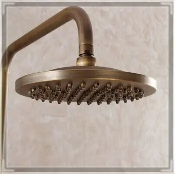 Classic Bronze Shower Set Brass Water Saving Bathroom Shower Head Rain Bathroom Shower Faucet Set Ship From Russia