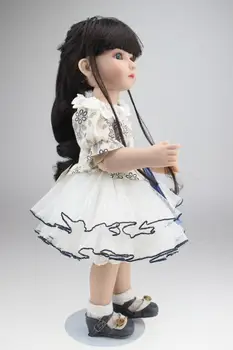 45cm Silicone baby reborn dolls/baby Mini SD / BJD simulation super cute Dress Up Doll for girl princess gift