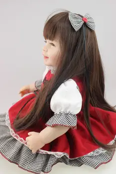 2016 22inch 55cm Silicone baby reborn dolls, Christmas dress up adora doll boneca Juguetes menina