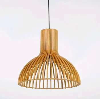 Chinese original rural style design wood art Chandelier Handmade ply-wood chips indoor E27 LED lamp for porch&corridor BT234