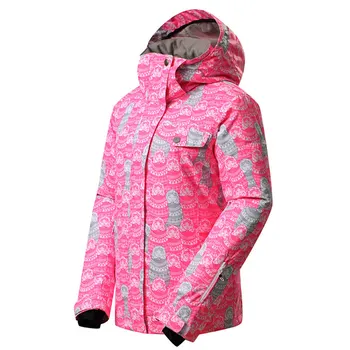 30 Degree Professional Women Ski Jacket Thicken Warmth Snowboard Jackets Breathable Waterproof Female Pink Winter Jacket