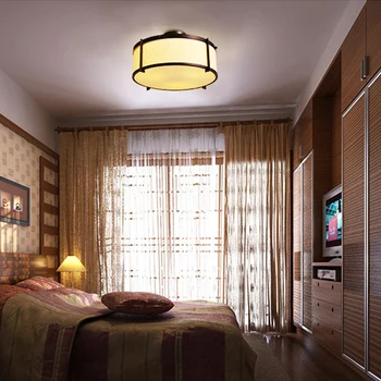 Led e27 Chinese Iron Fabric LED Lamp.LED Light.Ceiling Lights.LED Ceiling Light.Ceiling Lamp For Foyer Bedroom Dinning Room