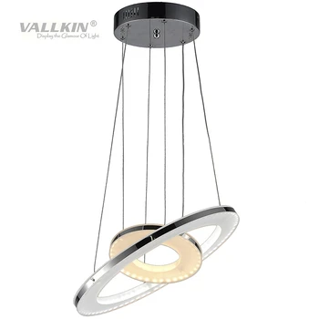 VALLKIN LED Pendant Light for Living Room Modern Indoor Home Hanging Lamps Fixtures with 28W D2040CM CE FCC ROHS