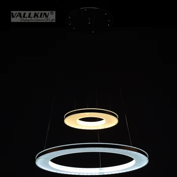 VALLKIN LED Pendant Light for Living Room Modern Indoor Home Hanging Lamps Fixtures with 28W D2040CM CE FCC ROHS
