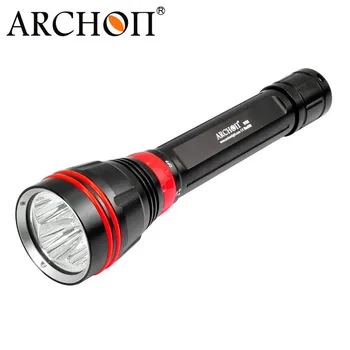 New ARCHON DY01 1000 lumens 6500k CREE XP-L LED Diving Flashlight Torch Light with 100M by 26650 Battery and Charger