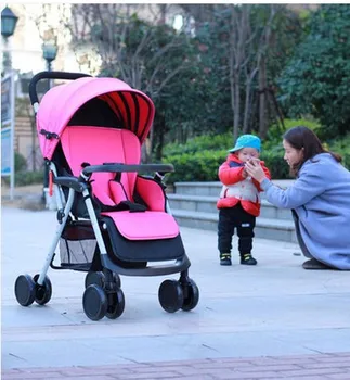 Car baby can sit reclining stroller lightweight umbrella stroller car shock absorbers portable lightweight stroller