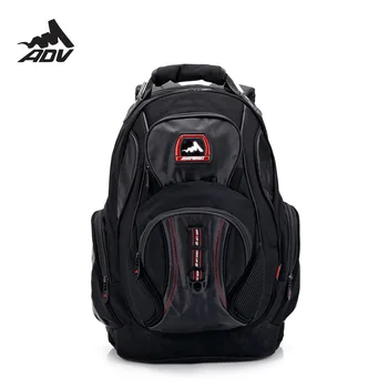 Adventteam Laptop Backpack Double shoulder School Bag Men laptop Bag Travel Backpack Casual Mochila