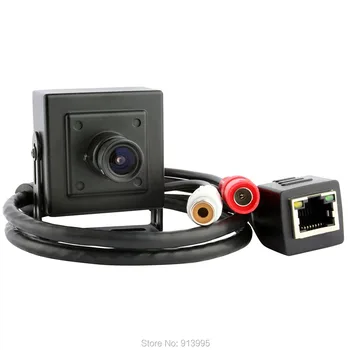 1.0 megapixel HD onvif 2.0 H.264 P2P 720P Indoor Security POE mini ip camera with audio MIC Microphone