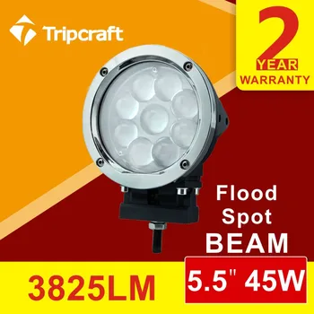 5.5inch 45W LED Work light 45W LED driving lights Spot Flood Offroad Machinery 4wd Atv Suv Truck 4x4 Driving Lamp