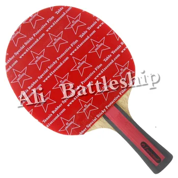 Original Pro Table Tennis PingPong Combo Racket 61second 3004 with 61second Lightning DS and LM ST Long Shakehand-FL