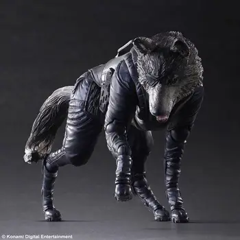 Play Arts KAI Metal Gear Solid V The Phantom Pain D-DOG PVC Action Figure Collectible Model Toy KT3411