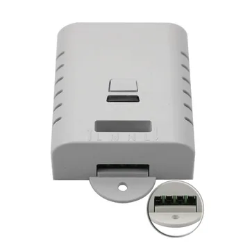 New AC85V 110V 120V 220V 250V 1CH Wireless Remote Control Switch System Receiver & 8*White wall Panel Sticky Remote