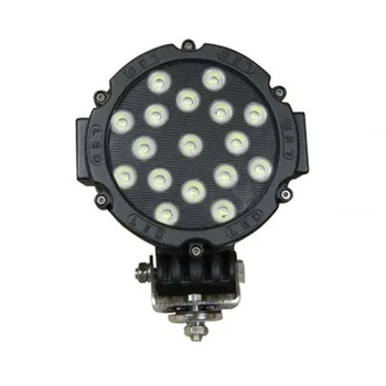 2PCS 6 Inch 51W 17X 3W Round LED Work Light Spot Beam For 4WD 4x4 Offroad ATV Truck Tractor JE EP Car SUV Driving Fog Lamp 12V