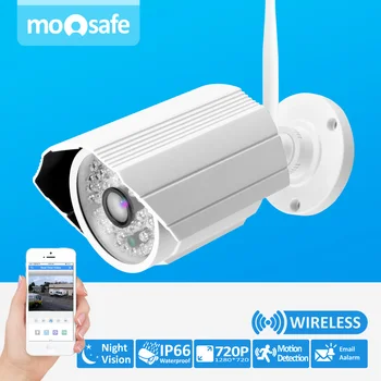 Onvif IP camera WIFI Megapixel 1.0MP 1280 * 720p HD Outdoor Wireless Security CCTV IP Cam IR Infrared P2P Bullet Kamera