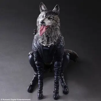 Play Arts KAI Metal Gear Solid V The Phantom Pain D-DOG PVC Action Figure Collectible Model Toy KT3411